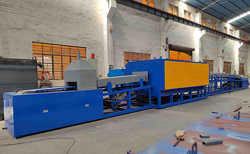 Heat Element Continuous Mesh Belt Aluminum Brazing Furnace